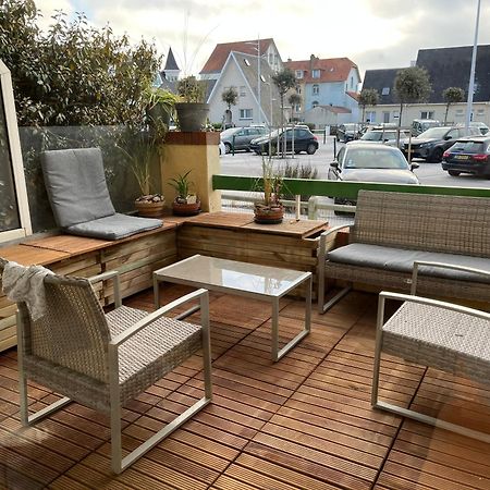 Agreable Appartement Et Terrasse A 2 Pas De La Mer 维姆勒 外观 照片