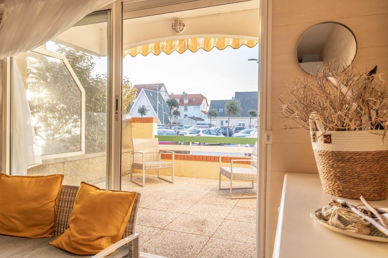 Agreable Appartement Et Terrasse A 2 Pas De La Mer 维姆勒 外观 照片